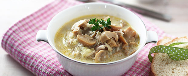 Sup Krim Ayam Jamur
