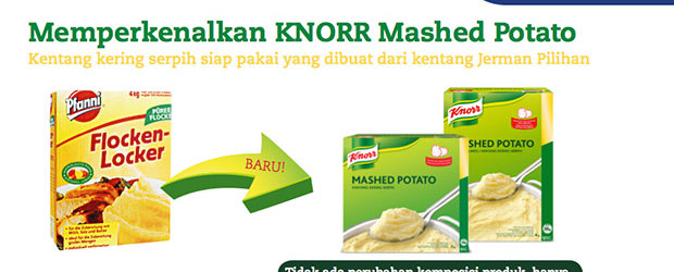 UFS Product Knowledge: KNORR Mashed Potato