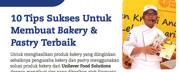 UFS Tips: 10 Tips Sukses Membuat Bakery & Pastry Terbaik